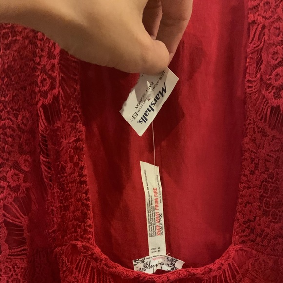 NWT Free People Backless Red Mini Dress - Picture 5 of 6